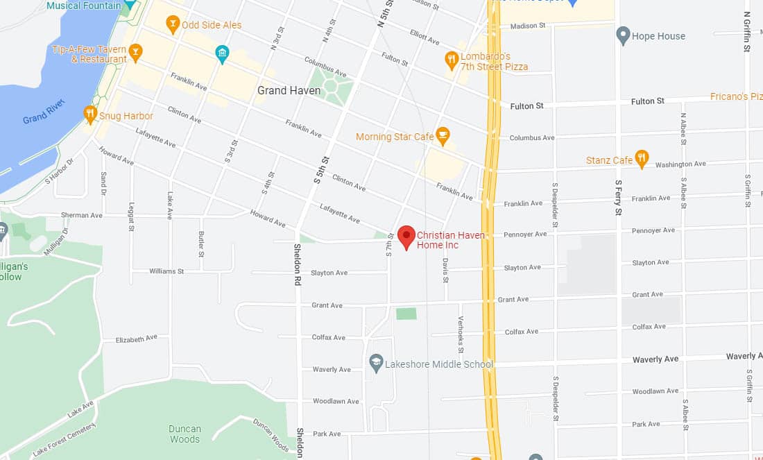 Christian Haven Map Waterford Place Map