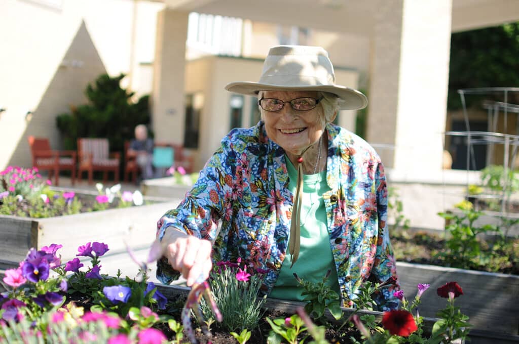 Christian-Haven-Resident-Gardening-2 CH Resident Gardening